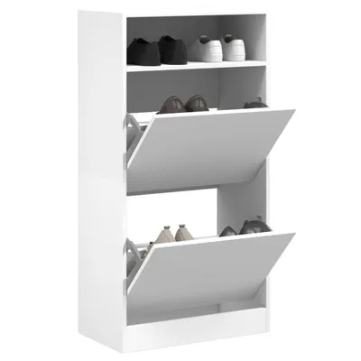 Imagen del producto de vidaXL Armario para zapatos, blanco, 60x34x116 cm, material de madera