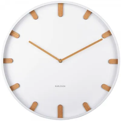 Immagine prodotto di Karlsson - Orologio da parete Grace - Bianco - Diametro 40 cm