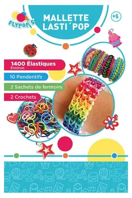 Immagine prodotto di Flypop's Confezione Lastipop - 1400 elastici multicolore