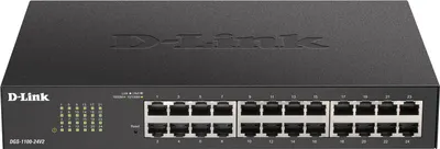 Immagine prodotto di Switch 280mm D-Link DGS-1100-24V2               24*GE retail