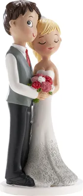 Produktbild von Hochzeitstorte Figur glückliche Ehe 16cm