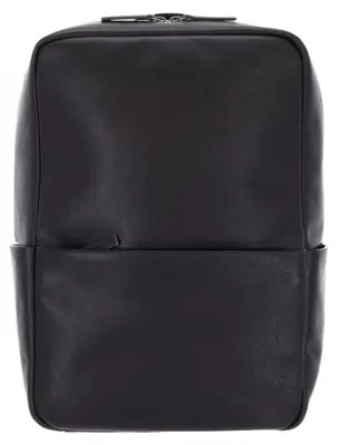 Productafbeelding van LEONHARD HEYDEN Leer laptop rugzak rugzak met laptopvak Hamburg Rucksack 7081 Schwarz zwart