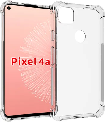 Image de Google Pixel 4A Case, Transparent Soft TPU Bumper, Shockproof Protective Case for Google Pixel 4A
