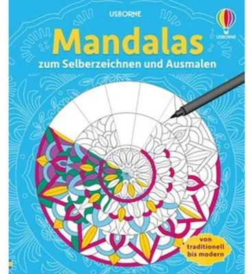 Obrázok produktu pre Mandaly na vlastné kreslenie a vyfarbovanie