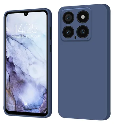 Produktbild von Hülle für Xiaomi 14 Case Cover Bumper Smartphone Softgrip Schutzhülle Farbe: Lavendelblau