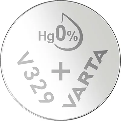 Obrázok produktu pre Varta V329, Siler-Oxide (S), 1,55 V, 36 mAh, 7,9 mm, 7,9 mm, 3,1 mm