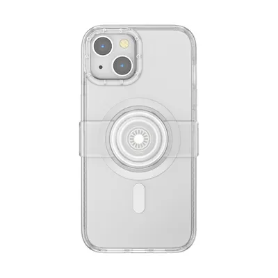 Produktbild von PopSockets PopCase für MagSafe für iPhone 13 | Handyhülle mit integriertem PopGrip Slide | Sockel und Griff für Smartphones und Tablets | transparent