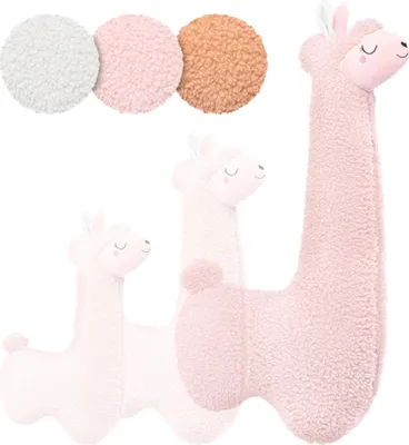 Produktbild von Engelshof Alpaka Seitenschläferkissen Kuscheltier Rosa 130cm