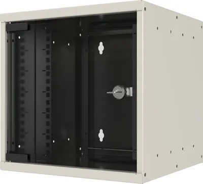 Obrázek produktu pro EFB Elektronik WGB-1009WS.30, Nástěnný regál, 9U, 30 kg, Zámek, Kolejnice racku, Vylepšená správa kabelů
