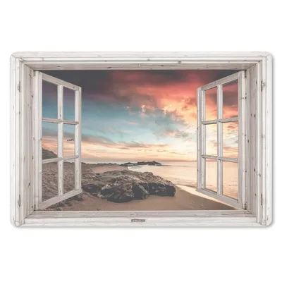 Produktbild von MuchoWow® Mauspad Mousepad Aussicht - Strand - Meer 27x18 cm - Mousepads - Maus Mat - Pad - Mausunterlage - Büroartikel - Desk Matten