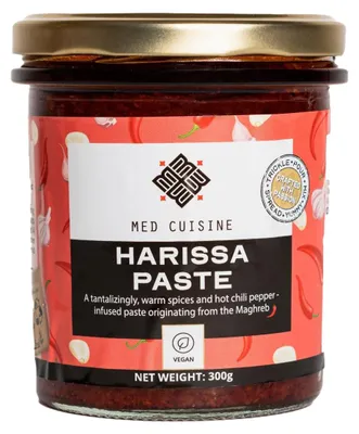 Immagine prodotto di MED CUISINE Harissa Pasta 300g – Pasta di peperoncino piccante nordafricano