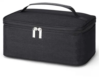 Produktbild von Kühltasche Klein 6L Tragbar Lunchtasche Isoliertasche Schwarz