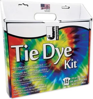 Produktbild von Jacquard Tie-Dye Set Groß Primär - Kreatives Färbeset für Kinder