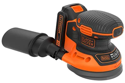 Produktbild von Black & Decker BDCROS18, Schwingschleifer, Schwarz, Orange, 12000 RPM, 1,3 mm, 82,5 dB, 71,5 dB