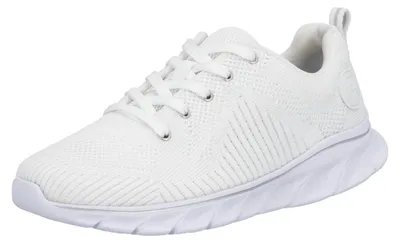 Obrázok produktu pre Rieker Dámske šnurovacie tenisky z textilu 54022, veľkosť: 42 EU, farba: biela