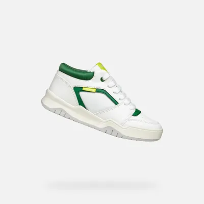 Produktbild von Geox Weiße Perth-Sneaker für Jungen 39