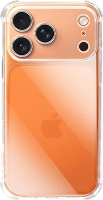 Zdjęcie produktu dla Mayaxess, etui silikonowe iPhone 17 Pro Max ze wzmocnionymi narożnikami, przezroczyste