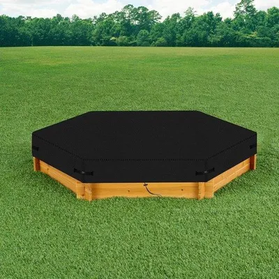 Produktbild von Schwimmwassertasche - Sechseckig, 600D Oxford, wasserdicht (schwarz 230x200x20cm)