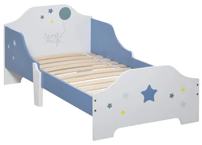 Obrázek produktu pro Dětská postel - Postýlka pro děti - Postel pro batolata - Postel pro starší děti - Postel pro děti - Bezpečná díky zaobleným hranám