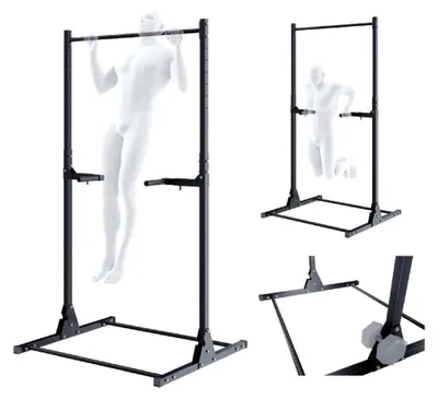 Produktbild von Verstellbare Klimmzugstange und Dipstation Freistehend bis 320 kg