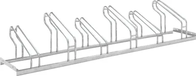 Produktbild von Fahrradbügelparker 1-s.90° verz.Anz.Radstände 6 z.Aufschr.WSM