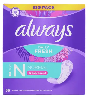 Image de toujours 8006540689158 Slipeinlagen Daily Fresh Normal, 56 St.