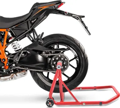 Immagine prodotto di - Cavalletto monobraccio per KTM 1290 Super Duke / R 14-23 Rosso Posteriore