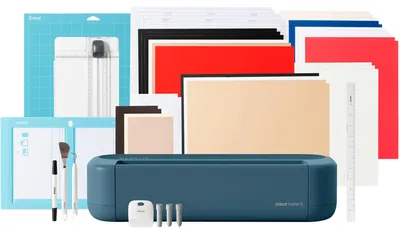 Immagine prodotto di Cricut Maker 5, set essenziale, dimensioni 58x26x21 cm, peso 6,34 kg