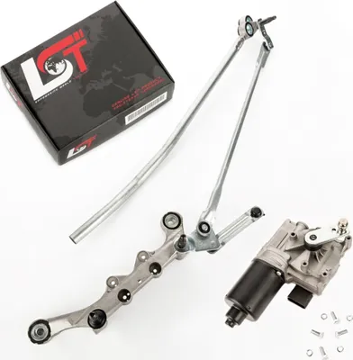 Produktbild von Scheibenwischer Gestänge Wischeraufnahme mit Motor vorne Front für AUDI Q7 4L