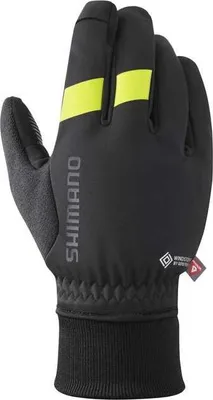 Immagine prodotto di Guanti da ciclismo Shimano WINDSTOPPER Primaloft, nero-giallo