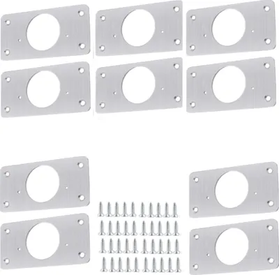 Produktbild von INF Reparaturplatte für Scharniere und Möbel 10er-Pack