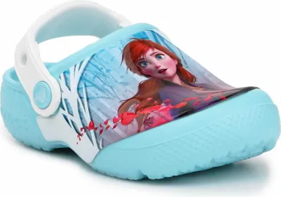 Produktbild von Crocs FunLab Disney Frozen2 Clog Ice Blue Größe EU 23-24 Normal