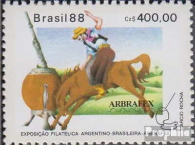 Produktbild von Briefmarken Brasilien 1988 Mi 2275 (kompl.Ausg.) postfrisch Briefmarkenausstellung