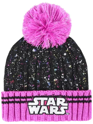 Produktbild von Bommelmütze Star Wars mit Glitzer 56 cm