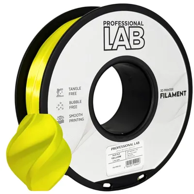 Zdjęcie produktu dla Filament Prof. Lab Silk Pla 1.75Mm 1Kg Żółty | Yellow
