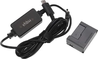 Produktbild von vhbw USB Netzteil Ersatz für Canon ACK-DC50 für Kamera, Digitalkamera + DC Kuppler (Ersatz für DR-50), 2m