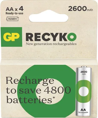 Produktbild von GP Batteries 201246 Haushaltsbatterie Wiederaufladbare Batterie AA Nickel-Metallhydrid (NiMH)