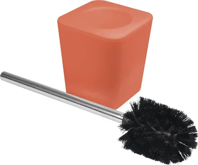 Image de Brosse de toilette plastique 11.6 x 38.2 cm Soft terracotta