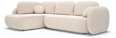 Produktbild von Ecksofa mit Schlaffunktion Olemo links Walnussbeige