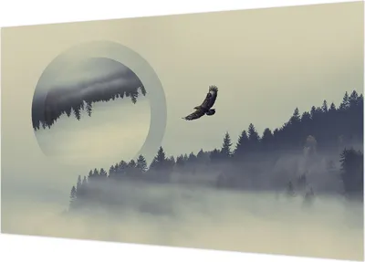 Obrázek produktu pro Samolepicí fototapeta – nástěnné malby do obývacího pokoje – 416x254 – dekorativní fólie na stěny – moderní design pro výzdobu stěn – tapety do interiérů – lesní krajina
