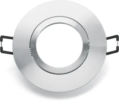 Produktbild von Einbaurahmen Ring schwenkbar mit Druckring Chrom poliert  Ø90 mm 1 Stück