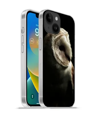 Produktbild von MuchoWow® Handyhülle Schutzhülle Hülle für Apple iPhone 14 - Softcase Eule - Vogel - Porträt Silikon Softcase Handy Hülle - Mobiltelefonhülle