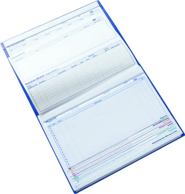 Produktbild von BOI Patienten-Dokumentationsmappe Professional-Line DIN A4 quer blau