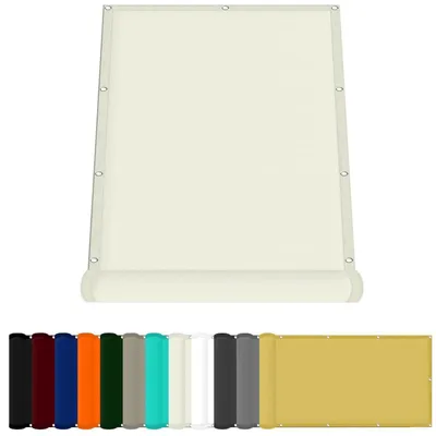 Immagine prodotto di Tenda da sole, 150 x 350 cm, impermeabile, protezione UV, poliestere, color avorio