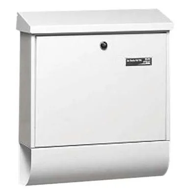 Produktbild von BURG-WÄCHTER Briefkasten Set Vario W mit Zeitungsfach und Namensschild, Verzinkter Stahl, Einwurf-Format DIN C4