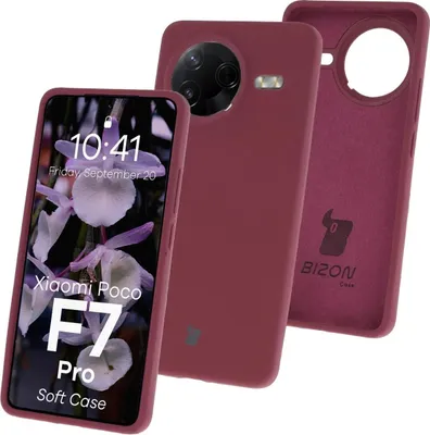 Produktbild von Bizon Soft Case Xiaomi POCO F7 Pro dunkel lila