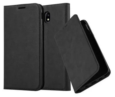 Produktbild von Cadorabo Hülle für Samsung Galaxy J5 2017 Schutz Hülle in Schwarz Handyhülle Etui Case Cover Magnetverschluss