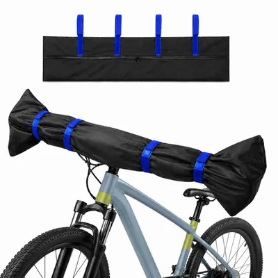 Obrázek produktu pro Ochranný obal na řídítka elektrokol, rozměry 91x23 cm, materiál Oxford 300D, barva modrá, pro ochranu během přepravy