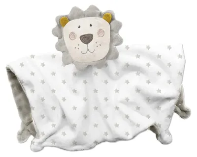 Imagen del producto de Interbaby - Manta de peluche con forma de león para bebés, suave manta para arrullar, peluche para bebés