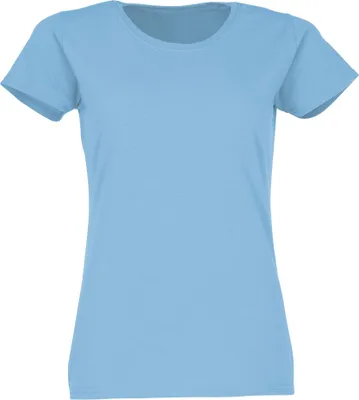 Produktbild von Fruit of the Loom Valueweight T Lady-Fit Farbe: pastellblau Größe: L